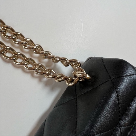 Kate Spade crossbody bag black with gold chain - Picture 9 of 15